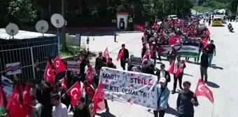 Amasya'da Üniversite Öğrencileri Filistin İçin Yürüdü