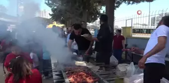 Adana'da okul bahçesinde kebap şenliği düzenlendi