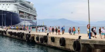 Bahama bayraklı yolcu gemisi Alanya Limanı'na demir attı