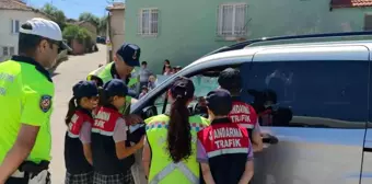 Aydın'da İlkokul Öğrencilerine Trafik Eğitimi Verildi