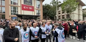 İstanbul'da Eğitim Sendikaları Öğretmene Şiddeti Protesto Etti