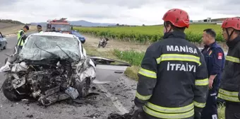 Manisa'da Otomobil Kazası: 1 Ölü, 2 Yaralı