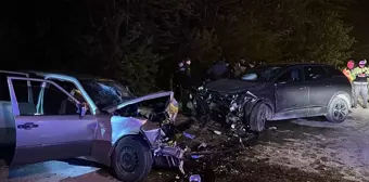 Tokat'ta cip ile otomobilin çarpışması sonucu 7 kişi yaralandı