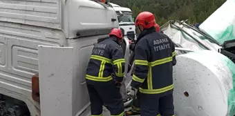 Adana'da zincirleme trafik kazasında yaralananların görüntüleri ortaya çıktı