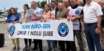 Türk Büro-Sen İzmir'de Sosyal Güvenlik Haftası dolayısıyla açıklama yaptı