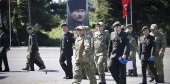 Samsun'da Engelliler Haftası etkinlikleri kapsamında engelli gençler askerlik yaptı