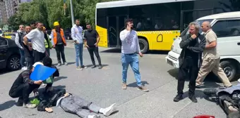 Kağıthane'de Motosiklet Kazası: Süratle Seyreden Motosiklet Park Halindeki Otomobile Çarptı