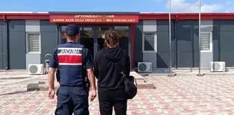 Afyonkarahisar'da aranan kadın şahıs yakalandı