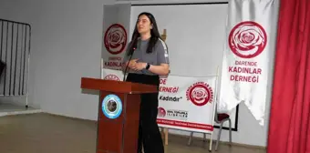 Milli Sporcu Aslı Demir, Darende'de öğrencilerle buluştu