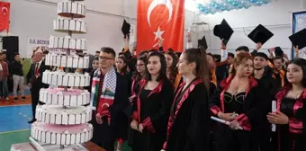 Selçuk Üniversitesi Bozkır MYO Mezuniyet Töreninde Filistin'e Destek Gösterisi