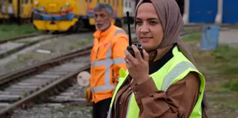 Ankara'da Kadın Yol Bakım Çavuşu Trenlerin Güvenliğini Sağlıyor