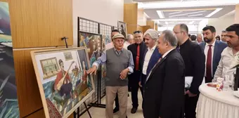 Talas'ta Ressam Hasan Bağdaş'ın Sergisi Açıldı