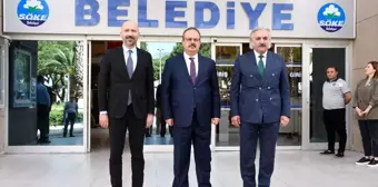 Aydın Valisi Canbolat, Söke Belediye Başkanı Arıkan'ı ziyaret etti