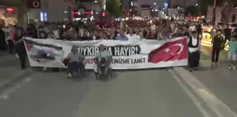 Elazığ'da İsrail'in Gazze saldırılarını protesto ettiler