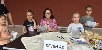 Çocuk öyküleri yazarı Sevim Ak, Kargı'da çocuk okurlarıyla buluştu