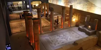 Zeugma Mozaik Müzesi'ni bayramda yaklaşık 10 bin kişi ziyaret etti