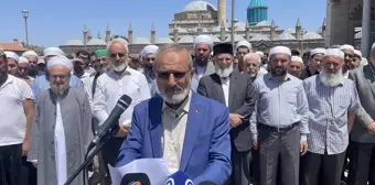 Konya'da İsrail'in Gazze'ye yönelik saldırıları protesto edildi