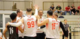 Oturarak Voleybol Erkek Milli Takımı Letonya'yı mağlup etti