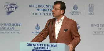 İBB Başkanı İmamoğlu, Güneş Enerjisi Sistemi Yatırımlarını Tanıttı