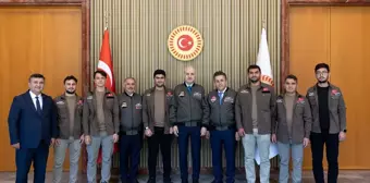 TBMM Başkanı Numan Kurtulmuş, İTÜ Vefa Havacılık Takımı'nı Kabul Etti