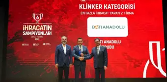 Batı Anadolu Grubu, 2023 İhracat Şampiyonları Ödül Töreninde Başarı Elde Etti