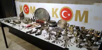 Ankara'da Yapılan Baskında 223 Adet Tarihi Eser Ele Geçirildi