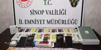 Sinop'ta işyerinden hırsızlık olayında 2 şüpheli yakalandı