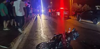 Alanya'da otomobil ile motosiklet çarpışması: 1 ölü, 1 yaralı