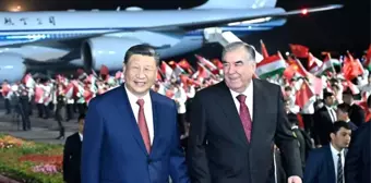 Çin Cumhurbaşkanı Xi Jinping Tacikistan'dan Uğurlandı