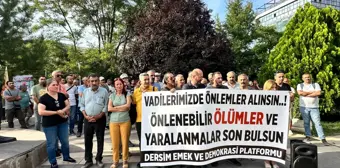 Tunceli'de Kaya Düşmesi Kazaları İçin Önlem Talebi