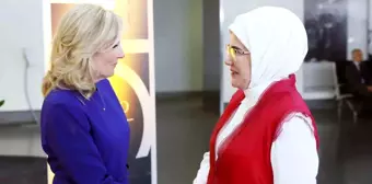 Emine Erdoğan, Jill Biden'ın ev sahipliğindeki resepsiyona katıldı