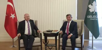 Ümit Özdağ, Ahmet Davutoğlu'nu ziyaret etti