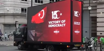 Türk halkının 15 Temmuz mücadelesi Londra sokaklarında anlatıldı