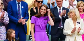 Kanser tedavisi gören Kate Middleton, Wimbledon finalinde halkın karşısına çıktı! Ayakta alkışlandı