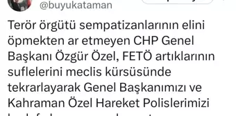 MHP Genel Sekreteri İsmet Büyükataman, CHP Genel Başkanı Özgür Özel'e tepki gösterdi