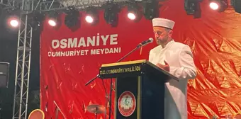 Osmaniye'de 15 Temmuz Demokrasi ve Milli Birlik Günü Yürüyüşü