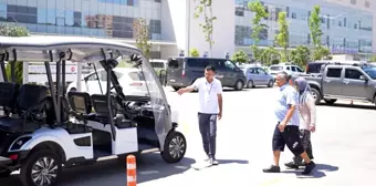 Antalya Şehir Hastanesi'nde Engellilere Elektrikli Buggy Hizmeti