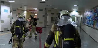 Ankara metrosunda yangın ve kurtarma tatbikatı gerçekleştirildi