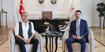 Bakan Murat Kurum, Haluk Levent'i kabul etti