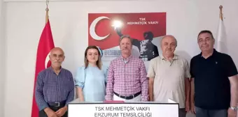 Erzurum Kalkınma Vakfı Başkanı ve Mütevelli Heyeti Üyeleri Mehmetçik Vakfı Temsilciliğine Ziyarette Bulundu