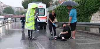 Konya'da Sağanak Yağış: Alt Geçitler Suyla Doldu, Motosiklet Sürücüsü Yaralandı