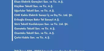 İstanbul Sanayi Odası İkinci 500 araştırmasının sonuçları açıklandı