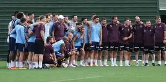 Trabzonspor, Ruzomberok maçı hazırlıklarını tamamladı