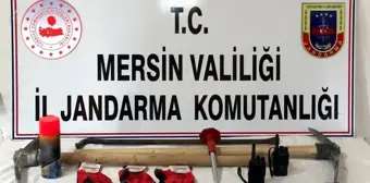 Mersin'de Kaçak Kazı Yapan 3 Şüpheli Yakalandı