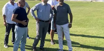 Muğla Valisi İdris Akbıyık, Sipay Bodrum FK'nın stadyum çalışmalarını inceledi