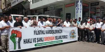 Solhan'da İsrail'e Tepki Gösterildi