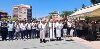 İsmail Haniye için Karaman'da gıyabi cenaze namazı kılındı