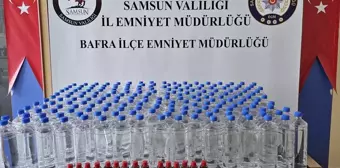 Bafra'da Kaçakçılık Operasyonu: 200 Litre Etil Alkol Ele Geçirildi