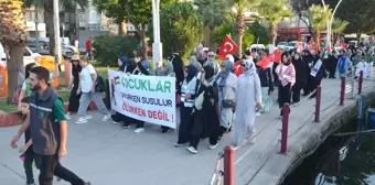 Karamürsel'de Hamas liderine suikast ve İsrail saldırıları protesto edildi