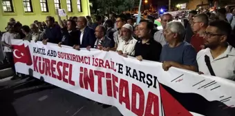 Kütahya'da Hamas liderine suikast ve Gazze zulmü protesto edildi